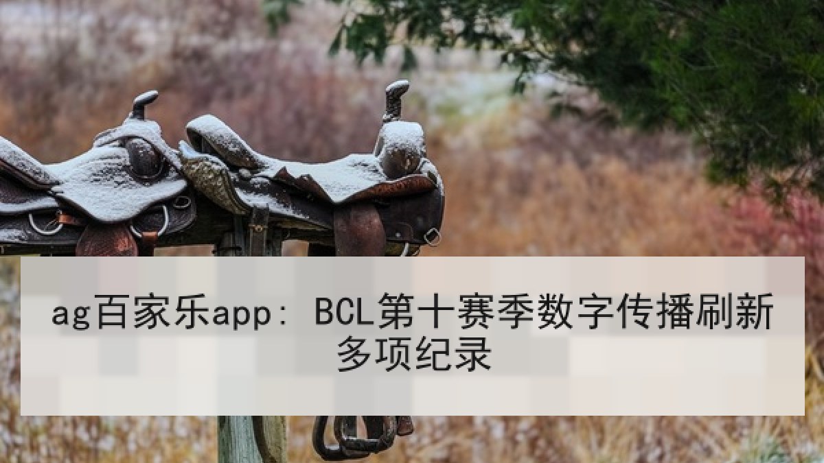 ag百家乐app: BCL第十赛季数字传播刷新多项纪录